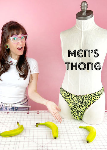 Mens thong panty underwear PDF Digital Pattern Download